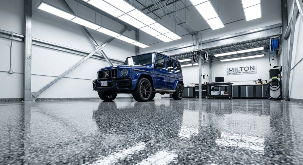 1 day commercial polyaspartic floor coating milton 20x stronger