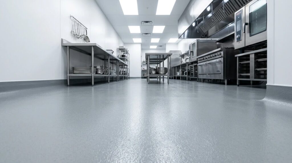 food safe epoxy flooring vaughan restaurant commercial kitchen floors
